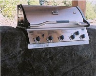 fake rock bbq set